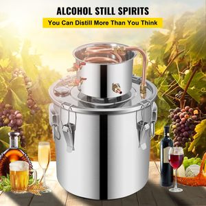Distillatore Moonshine in Acciaio Inox da 9,6 Galloni (38L) per Acqua e Alcol, Kit per Distillazione Domestica con Tubo in Rame e Termometro Fai-da-Te, Capacità 100L - Product Image 2