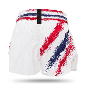 Pantalones Cortos de Muay Thai en Tela Satinada para Gimnasio, Boxeo, Karate, Entrenamiento, Combate, Flexibles, Cómodos, para Artes Marciales y Entrenamiento de Alto Rendimiento - Product Image 6