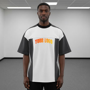 T-shirts pour hommes en coton 100% - Vêtements décontractés d'été - Impression DTF personnalisée - Logo imprimé - Coupe ample - Manches régulières - OEM/ODM - Product Image 1