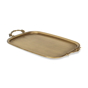 High Quality Eco-Friendly Metal Serving Tray Creative Design Handmade Durable Home <b>Decor</b> Hotel Party Daily Use Good Prices - Product Image 1