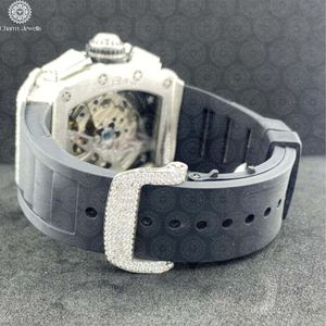 Reloj de Lujo para Hombre Charm, Caja Cuadrada de Acero Inoxidable, Movimiento Mecánico, Esfera de 40 mm, Cronógrafo, Resistente al Agua 10 Bar - Product Image 4
