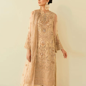 Vestido de Fiesta Pakistaní Elegante de Nuevo Diseño, el Más Vendido, para Bodas o Eventos Casuales / Vestido de Fiesta de Nueva Llegada - Product Image 3