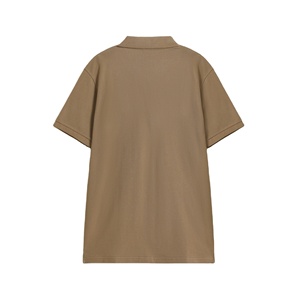 Ropa de calle personalizada unisex de algodón para camisas casuales de estilo polo transpirables con cierre de cremallera OEM y ODM disponibles - Product Image 4