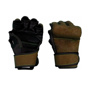 Guantes de MMA de alta calidad con logotipo personalizado, 8oz, de medio dedo, de cuero PU, para entrenamiento, combate y sparring, venta al por mayor, tamaño personalizado - Product Image 4