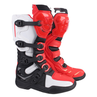 Botas de Motocicleta de Cuero Unisex Impermeables, Transpirables y Antideslizantes, con Cierre hasta la Rodilla, Personalizables OEM, para Primavera, Verano e Invierno