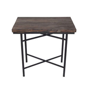 Black Metal Frame <b>Round</b> Coffee <b>Table</b> For Home Living Room Decorative Furniture <b>Side</b> <b>Table</b> With Mango Wood Top On Sale - Product Image 2