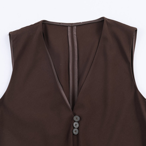3 Colorway V Neck Sleeveless Solid <b>Lace</b> Trim Asymmetrical Design Vintage 100% Polyester Casual Fashion Summer <b>Tops</b> Blouses for - Product Image 4