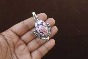 Colgante de Jaspe Caballo Salvaje, Plata de Ley 925, Hecho a Mano, Collar Boho con Piedras Preciosas, Regalo de Joyería para Mamá - Product Image 5