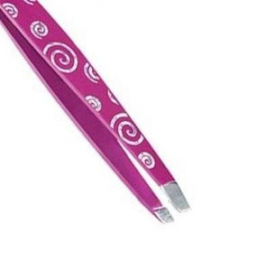 Pince à épiler professionnelle KAAMIR INSTRUMENTS à prix de gros, pointe fine, en acier inoxydable, écologique et légère pour le soin des sourcils - Product Image 2