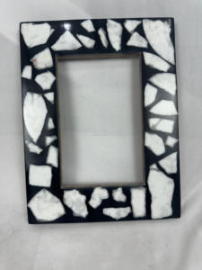 กรอบรูปโมเสคตกแต่งด้วยหินกึ่งมีค่า ประดับด้วยเรซิ่น  กรอบรูปอัญมณ์ที่ไม่เหมือนใคร - Product Image 3