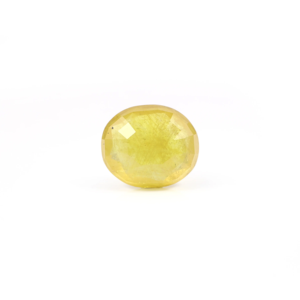 7 Carat Oval Cut Premium Yellow Sapphire Loose Gemstone for Fine Jewelry - Product Image 2