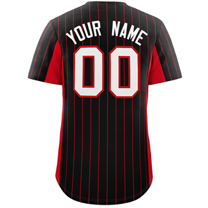 Maillot de baseball personnalisé, imprimé par sublimation, en maille cousue, pour équipes, vente en gros pour l'entraînement - Product Image 4