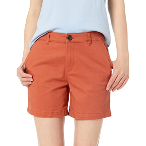 Shorts de mezclilla de cintura alta para mujer 2026, a la moda, con costuras frontales, elásticos, de ajuste regular, transpirables, de secado rápido, con dobladillo deshilachado, informales. - Product Image 3