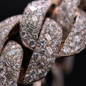 Nouveaux bracelets carrés en or jaune 10 carats sertis de diamants en moissanite, design tendance, pour unisexe, style hip-hop, bracelets en moissanite - Product Image 1