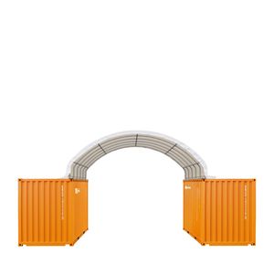 Telo Ignifugo e Anti-UV in Tessuto PE per Container Shelter 20FT X 20FT TMG ST2021CE (Pre-ST2020C) - Product Image 4