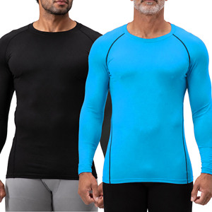เสื้อออกกำลังกายสีพื้นสำหรับฟิตเนส ออกแบบมาเพื่อการฝึกซ้อมที่เข้มข้น ช่วยกระชับกล้ามเนื้อและรองรับการเคลื่อนไหว - Product Image 1