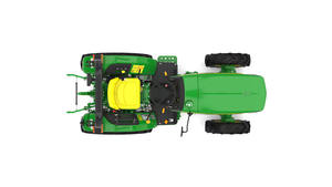 Tractor de rueda 4WD de utilidad compacta confiable, potente motor, caja de cambios, bomba, componentes básicos, características resistentes para la durabilidad agrícola - Product Image 3
