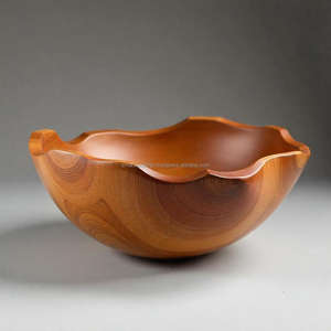 Tazón de Madera de Acacia Pulida Ecológica de Primera Calidad ForestElegance, Adorno para Mesa de Cocina, Realza el Encanto Natural - Product Image 6