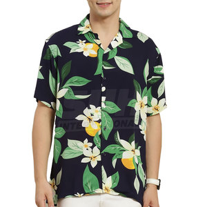 เสื้อชายหาดผู้ชายคุณภาพสูง น้ำหนักเบา ระบายอากาศได้ดี ปรับแต่งได้ แห้งเร็ว ผลิตจากผ้าฝ้าย เป็นมิตรกับสิ่งแวดล้อม แขนสั้น สำหรับฤดูร้อน - Product Image 2