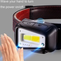 Linterna frontal LED USB recargable linterna de cabeza brillante