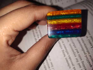 Wholesale Customized Best Quality Handcrafted High Polished Beautiful Colorful Fashion <b>Resin</b> <b>Ring</b> for Women Handmade in India - Product Image 5