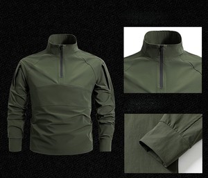 Sudadera con Cuello Alto y Bolsillos, Bordado con Logotipo Personalizado, Precio de Fábrica de Bangladesh y China, Elástica, de Secado Rápido, para Primavera y Otoño - Product Image 4