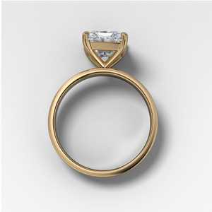 Custom 4ct Radiant Cut Lab Grown Diamond Engagement <b>Ring</b> 10k 14k Solid <b>Gold</b> Classic Prong <b>Set</b> Solitaire Wedding <b>Ring</b> Anniversary - Product Image 4
