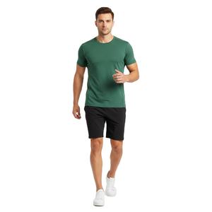 T-shirts à col rond coupe classique pour hommes, tissu léger et respirant, parfaits pour les occasions décontractées ou les activités de plein air, fournisseur en gros OEM - Product Image 4