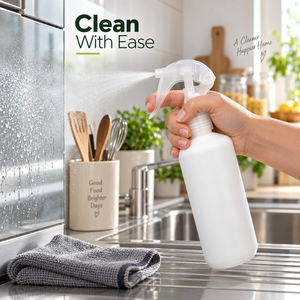 Botella de Spray Reutilizable de HDPE de 300 ml |   Botella de Limpieza Resistente para Cocina, Baño, Superficies de Vidrio y Cuidado del Hogar - Product Image 2