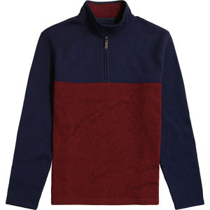Proveedor Mayorista de Suéteres de Forro Polar para Hombre, Unisex, de Alta Calidad, con Cierre de Cremallera de un Cuarto, Transpirables, Tallas Grandes, con Logotipo Bordado - Product Image 1
