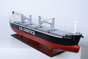 Maquette de navire porte-conteneurs à engrenages, réplique artisanale en bois écologique pour exposition et collection, 132Lx21.5Wx39H cm - Product Image 5