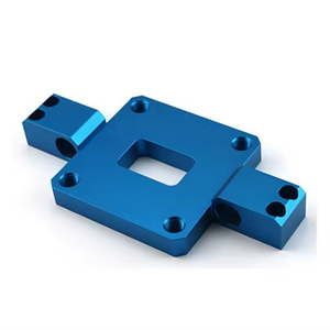 CNC Machined Mounting <b>Plate</b> / Clamp Bracket with Dual <b>Side</b> Lugs - Product Image 1