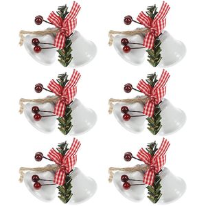 Ensemble de 5 clochettes décoratives en forme de cœur, ornements suspendus en métal pour la décoration de la maison, 2,5 pouces - Product Image 2