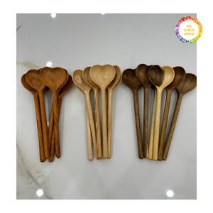 ช้อนไม้เนื้อแข็ง อุปกรณ์ทำครัวสำหรับคนและเสิร์ฟ - Product Image 6