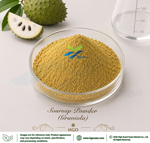 HGO Factory Direct Supply of Natural Soursop <b>Powder</b> (Graviola) (Food Grade) Fruit <b>powder</b> Spray Drying or Freeze-dried <b>powder</b> - Product Image 1