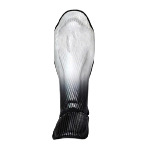 Protections de tibia et coussinets d'entraînement Muay Thai en cuir et PU avec protection de base pour MMA et boxe, ajustement universel - Product Image 4