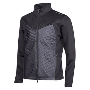 Chaqueta de Invierno Negra para Hombre al por Mayor, Chaqueta Acolchada de Poliéster con Ribete Reflectante - Product Image 1