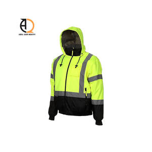 Chaqueta Reflectante de Seguridad al por Mayor para Hombre, Chaqueta de Alta Visibilidad, Chaquetas Bomber Impermeables - Product Image 4