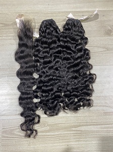 PRÊT À EXPÉDIER LES CHEVEUX HUMAINS CRUS NON TRAITÉS, DOUBLE TRAME À DOUBLE Étiré 20 POUCES - Product Image 4