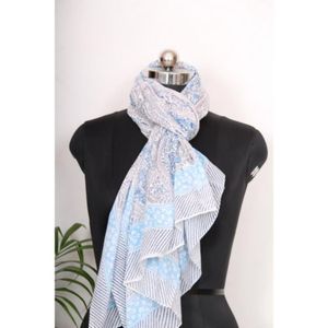 Pareo Sarong 100% algodón para mujer, estampado a mano, suave y cómodo, pareo sarong ligero para chicas. - Product Image 4