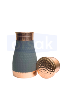 กระติกน้ำ OTSAK พรีเมียม รุ่นรักษ์โลก สีเทาทองแดง ฝาปิดแบบตอกลาย ดีไซน์หรูหราทันสมัย พกพาสะดวก สำหรับสำนักงานและบ้าน ความจุ 1000 มล. - Product Image 5