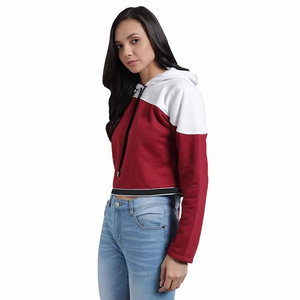 Nueva Sudadera con Capucha Corta Casual Unisex de Invierno, 100% Algodón, Bordada con Impresión Digital, Combinación de Colores, Logotipo Personalizado - Product Image 2
