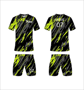 Conjunto de Uniforme de Fútbol Personalizado por Sublimación, Verde, 100% Poliéster Ecológico, Transpirable, para Hombre, Kits de Entrenamiento de Fútbol al Por Mayor - Product Image 1