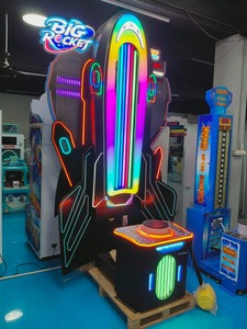 เครื่องเกมอาร์เคด Big Rocket Hammer Strength Challenge ดีไซน์ทันสมัยสุดเท่ โครงสร้างโลหะแข็งแรงทนทาน ระบบแรงดันอัตโนมัติ - Product Image 2