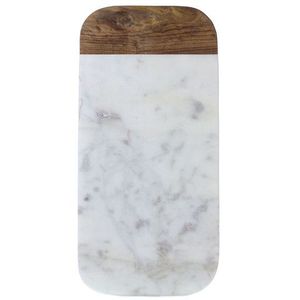 Luxury entertaining tray decorative marble platter wooden oval <b>board</b> premium serving essentials chic marble serve ware - Product Image 3