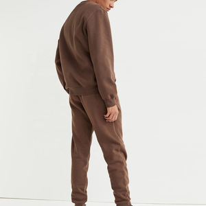 Sudadera de Cuello Redondo para Hombre, 100% Algodón, Cómoda, Transpirable, de Secado Rápido, Lisa, de Alta Calidad, Manga Larga, Informal, para Invierno, Venta al Por Mayor - Product Image 2