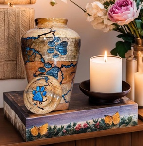 Personalized Wooden <b>Pet</b> Urn Ashes Engraved <b>Memorial</b> <b>Box</b> Custom Engraved Eco-Friendly Cremation <b>Memorial</b> - Product Image 2