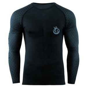 Sublimación larga de verano para hombre, ropa de compresión BJJ MMA Rash Guard, ropa de natación corta para Surf, camisa de fabricante directo - Product Image 6