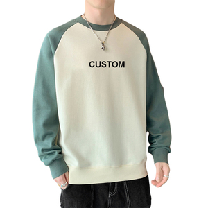 เสื้อสเวตเชิ้ตแร็กแลนขายส่ง แบบยูนิเซ็กซ์ คอวี ผ้าฝ้ายฟลีซ สีบล็อก  รับสกรีนโลโก้ เสื้อผ้าลำลองแนวสตรีทแฟชั่นสำหรับผู้ชาย - Product Image 2