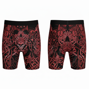 Trendy Fashionable Sublimated Design Compression Shorts Graphic Running Quick Dry Stretchy Polyester Fitness Tights Fitted Short - Product Image 3